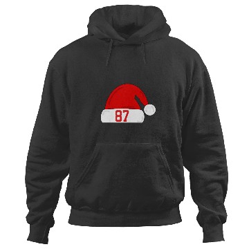 Discover taylorr Swift Travis Kelce Christmas Game Santa Hat Hoodies