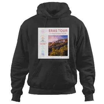 Discover Eras Tour Setlist - Los Angeles Night 5 Hoodies