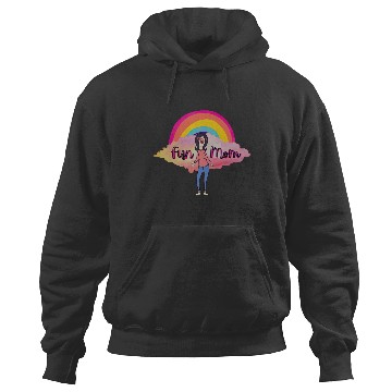 Discover Boho Rainbow Bobs Burgers Linda Belcher Fun Mom Hoodies