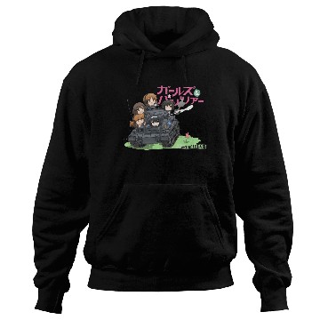 Discover Girls und Panzer Chibi Hoodies