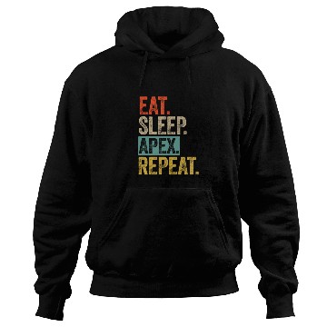 Discover Eat sleep apex legends repeat retro vintage Hoodies