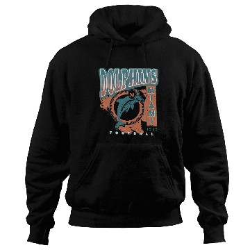 Discover Vintage Miami Dolphin Football 3D Hoodies