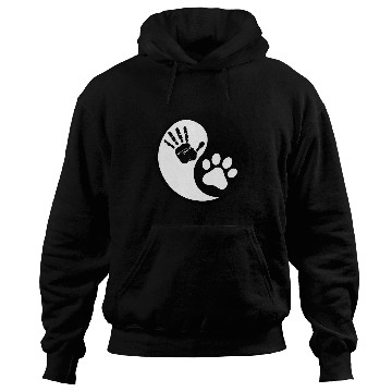 Discover Yin Yang -Dog and Human Hoodies