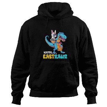 Discover Dinosaur Dino Unicorns Happy Easter TRex Unicorns Happy Easter Egg Easter Party Hoodies