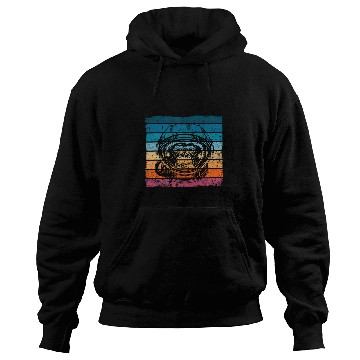 Discover Monkey Lover with Astronauts Helmet Retro Vintage Hoodies