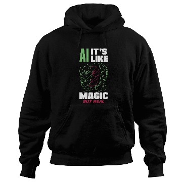 Discover Ai Its Like Magic But Real Computer Science 3 Hoodies