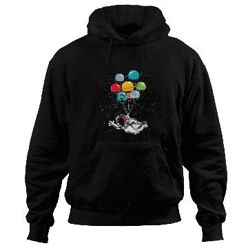 Discover Astronauts Outer Space Space Travel Balloon Planets Science Astronaut Hoodies