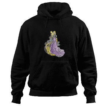 Discover Disney Rapunzel Watercolor Hoodies Baseball Tees