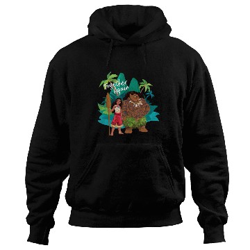 Discover Disney Moana 2 Moana and Maui Together Again Baseball Tees Hoodies