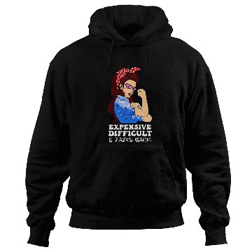 Discover Womens Expensive Difficult And Talks Back funny mothers day quote Hoodies
