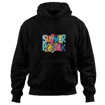 Discover Retro Summer Break Leopard Lightning Funny Family Vacation Hoodies