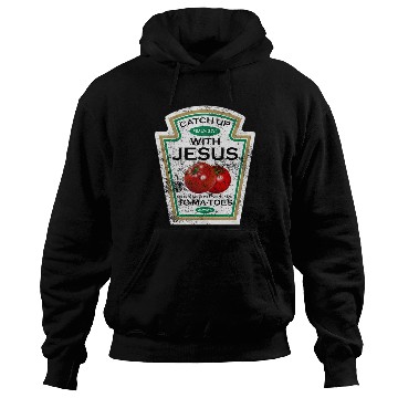 Discover Catch Up with Jesus, distressed Hoodies