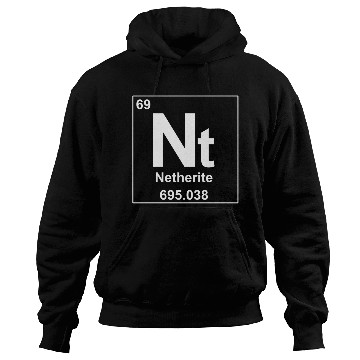 Discover Netherite Periodic Element symbol from Minecraft Hoodies