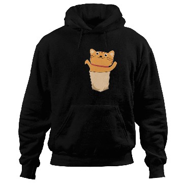 Discover cat pocket feline cute small cool gift idea Hoodies