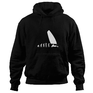 Discover Evolution Land Sailing Sail Wagon Sand Yachting Dirtboating Hoodies