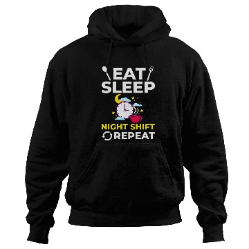 Discover Shift Work Night Job Worker Midnight Funny Coffee 5 Hoodies