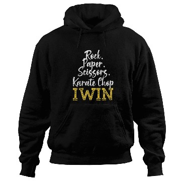 Discover Karate Chop Win Rock Paper Scissors Funny Winner Hoodies