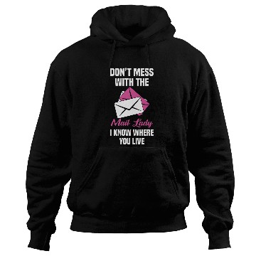 Discover Mail Lady Mail Carrier Woman Postal Worker Post Office Hoodies