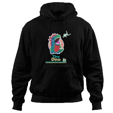 Discover Dino Tiny Dinosaur eating people fun graphic tee Hoodies