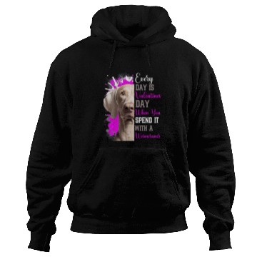 Discover Funny Valentines Day Weimeraner Mom Mother Dog Pink Cute Hoodies