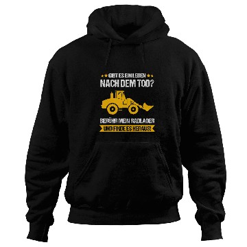 Discover Wheel Loader Construction Site Construction Worker Road Construction Gift Hoodies