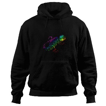 Discover Dino Tiny Dinosaur Tegu Abstract Tegu Lover Reptile Tegu Lizard Hoodies