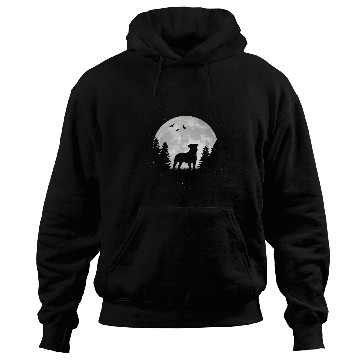 Discover Dog Jack Russell Terrier Moon Hoodies