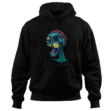 Discover Billiard Halloween Zombie Gift Pool Billiard Player Funny Hoodies