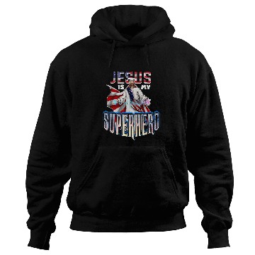 Discover Christian Jesus Is My Superhero Christ Hoodies