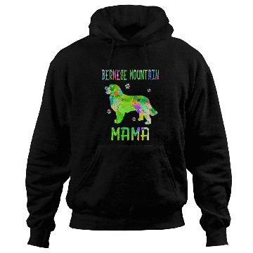 Discover Bernese Mountain Mama Colorful Dog Mom Lover Hoodies