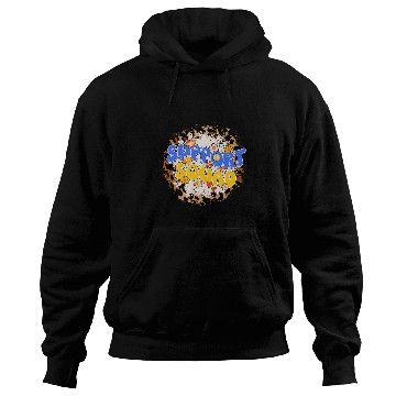 Discover groovy down Syndromes group tees floral gold blue support squ Hoodies