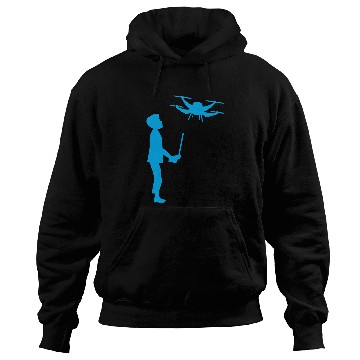 Discover Drone Quadcopter Pilot Flying Model Flight Quadcopter Hoodies