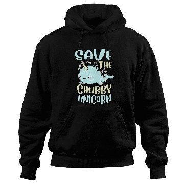 Discover Funny Save The Chubby Unicorns Narwhal Hoodies