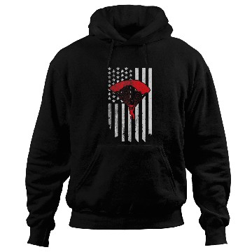Discover Skydiving Gift American Flag Hoodies