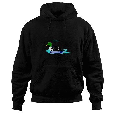 Discover Greenheaded Loon Bird Lover Art Illustration Hoodies