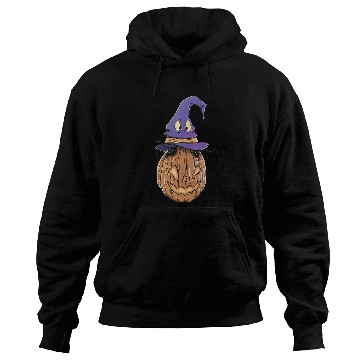 Discover Pastel Goth Pumpkin Warlock Squash Fruit Halloween Magic Hat 518 Hoodies