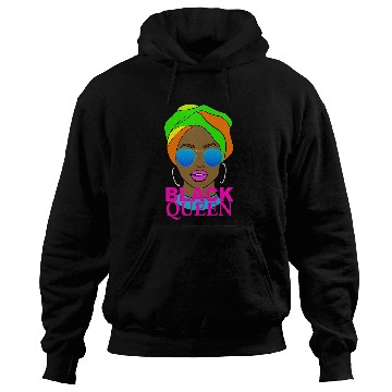 Discover Black Queen Sunglasses African American Woman Art by VERED Hoodies