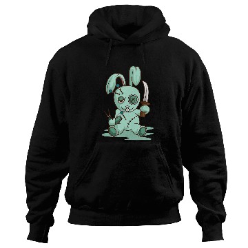 Discover Rabbits Kawaii Pastel Goth Bunny Voodoo Occult Rabbit Aesthetic Hoodies