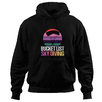 Discover Skydiving Gift Funny Skydiver Skydiving Bucket List Skydiving Vintage Hoodies