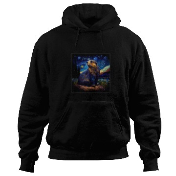 Discover Surrealism Starry Night Marmot Hoodies