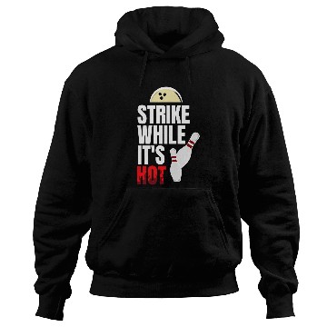 Discover Bowling Gift Illustration Joke Pun Bowling Hoodies