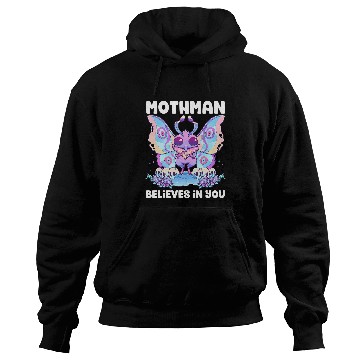 Discover Pastel Goth Mothman Believes You Me Gothic Cryptid Wicca Hoodies