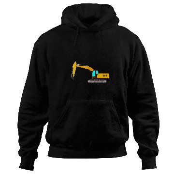 Discover Excavator Construction Vehicle Hoodies