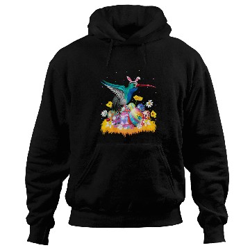 Discover Funny Easter Egg Lover Cute Hummingbird Easter Sunday Hoodies
