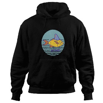 Discover Fish imitates shark Hoodies