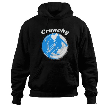 Discover Skiing Ski Crunchy Snowboarder Earth Loving Hoodies