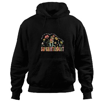Discover Superintendent Wildflower Retro Supervisor Daisy Hoodies