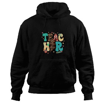 Discover Teacher Job Leopard Lighting Teacher Back To School Teacher Life Hoodies