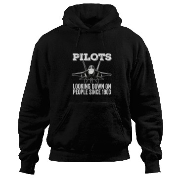 Discover Pilots Looking Down on People Fighter Jet Military Hoodies