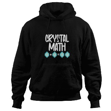 Discover Crystal Math Mathematics Mathematician Hoodies